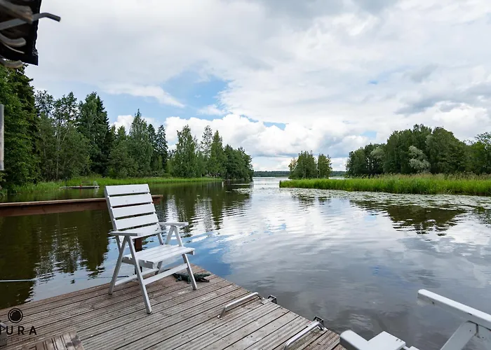Gaia - Luxury With Jacuzzi And Close To Trainstation 10 Minutes From Tampere City! 1,5 To Helsinki Villa